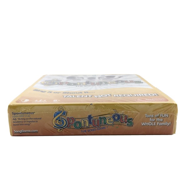 *New* Spontuneous The Song Game “Sing It-Talent Not Required” For Family Party - Picture 5 of 7